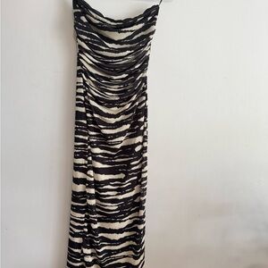 Zara Zebra Print Slip Dress – Lightly Worn & Stylish